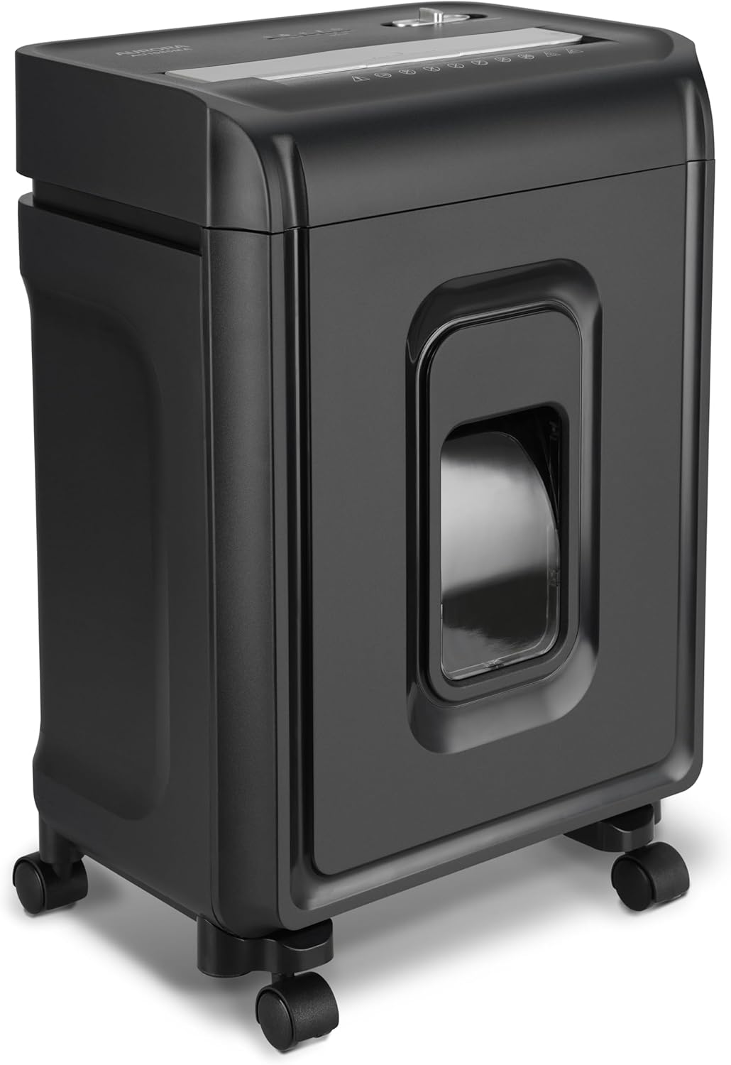 Aurora AU1085MA High-Security 10-Sheet Micro-Cut Paper and Credit Card Shredder with 4-Gallon Pullout Wastebasket/ 20 min Run Time
