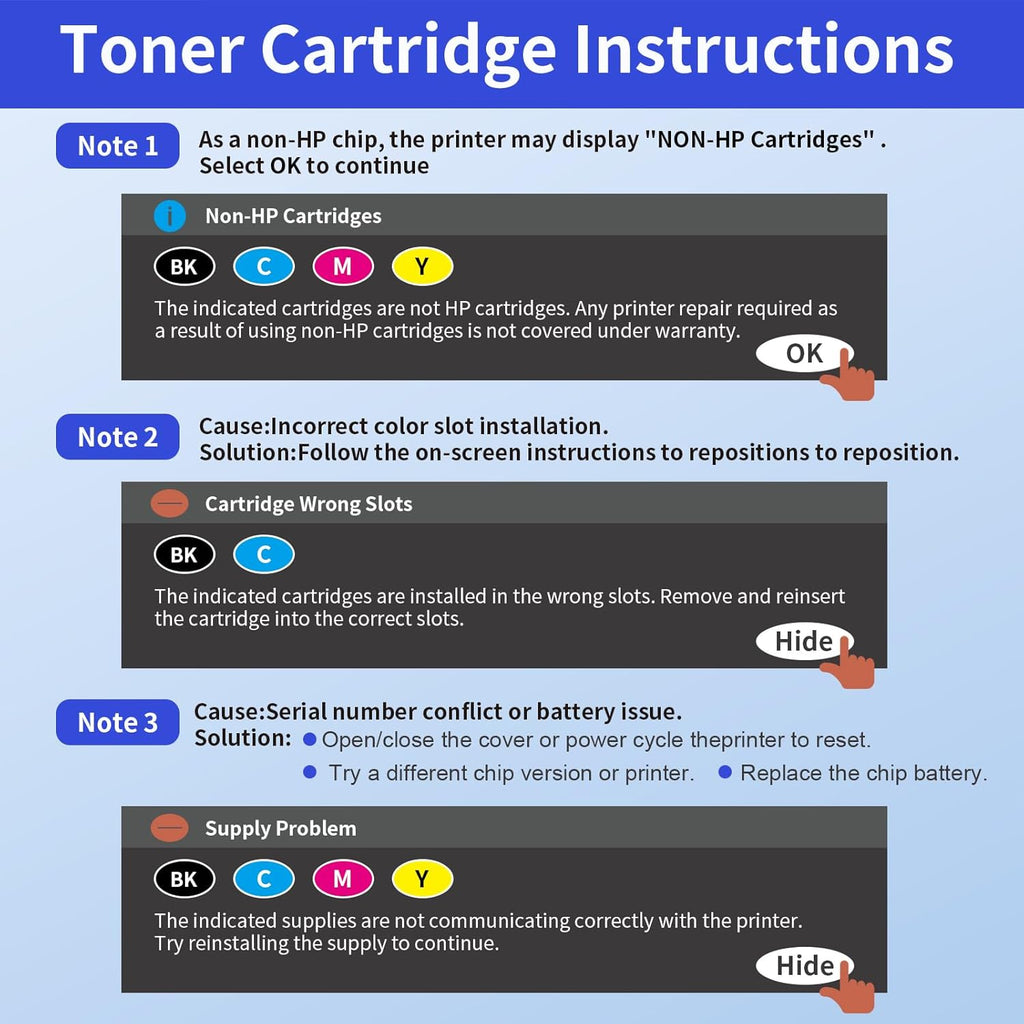 218A Toner Cartridges 4 Pack (with Chip) Compatible Replacement for HP 218A 218X for Color LaserJet Pro 3201dw MFP 3301fdw 3301cdw 3301sdw Printer Ink W2180A W2180X High Yield (BCMY, 4-Pack)