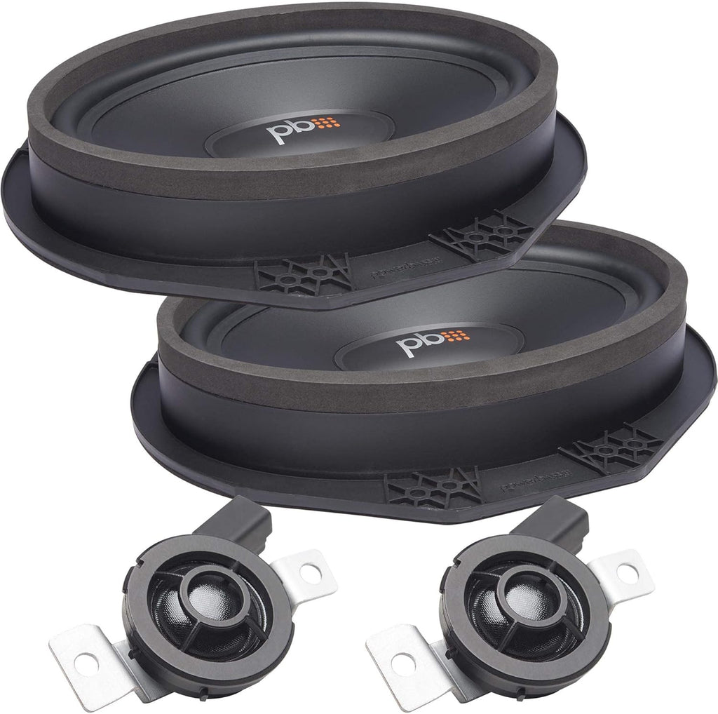PowerBass OE69C-FD - 6x9 Ford OEM Replacement Component Speakers Kit - Pair