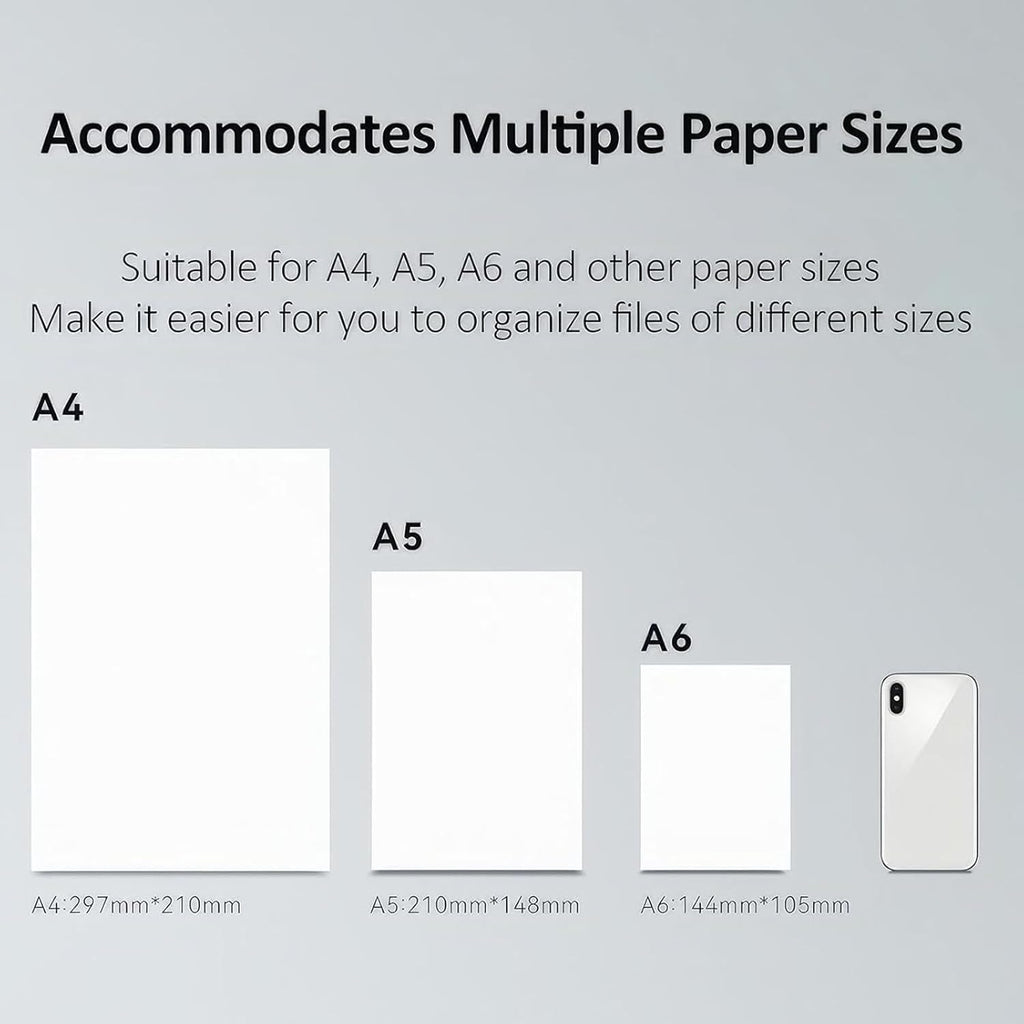 20W Paper Binder, 2800r/min Automatic Check Printer, Removes Paper Dust and Static Electricity Paper Binder Paper Finisher for A4/A5/A6 Paper