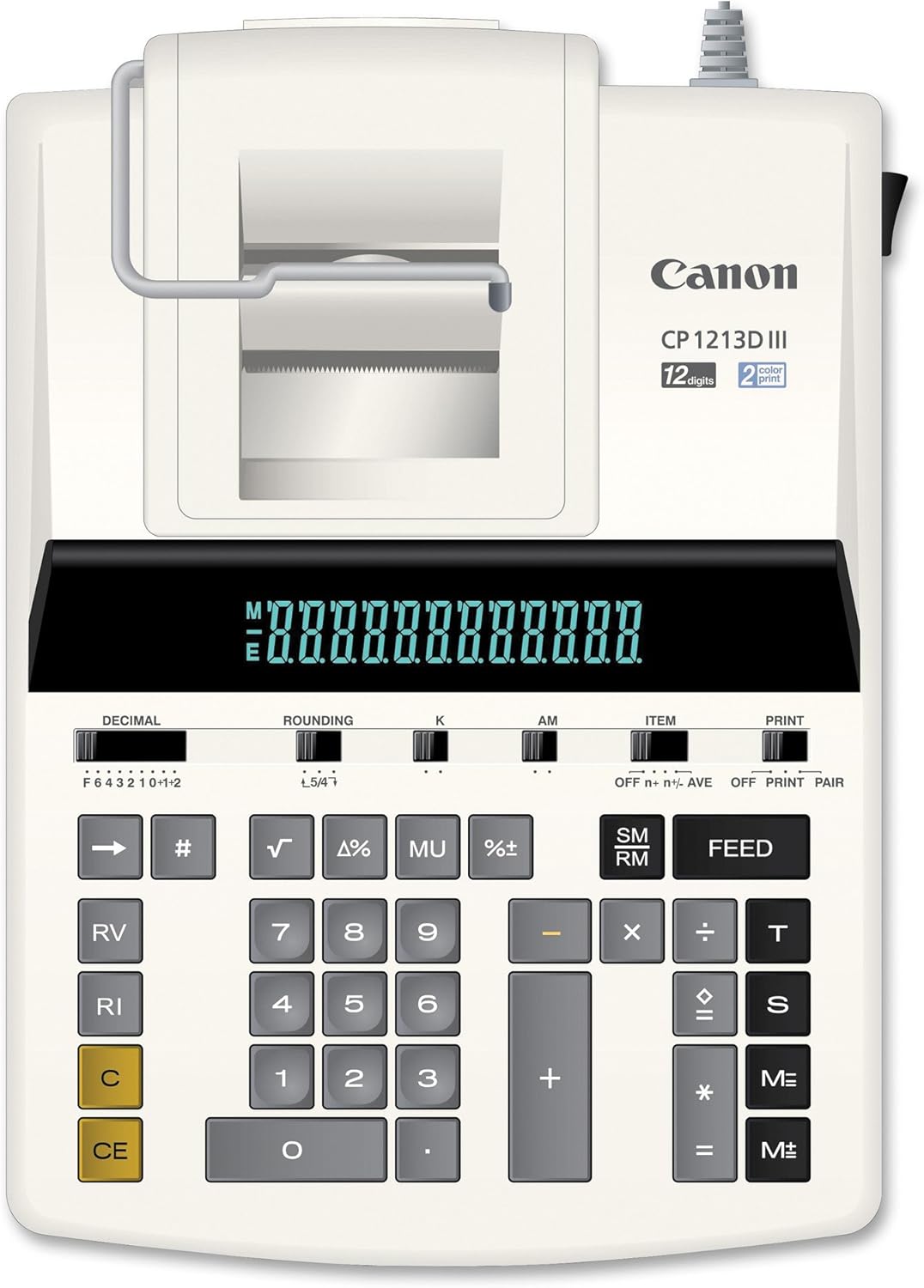 Canon CNMCP1213DIII - CP1213DIII Desktop Printing Calculator