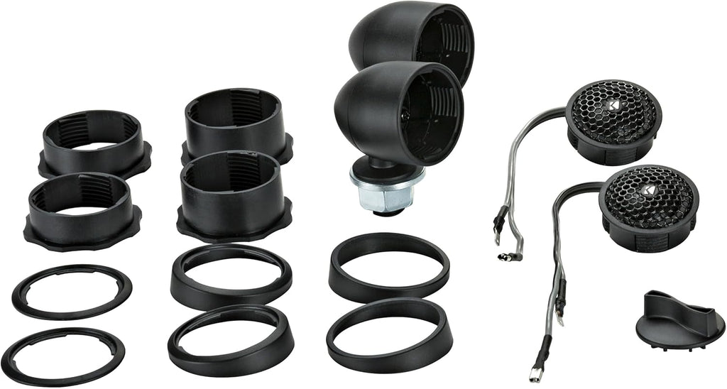 KICKER 51KSS6504 KS-Series 6.5" Component System with 1" tweeters, 4-Ohm, Pair