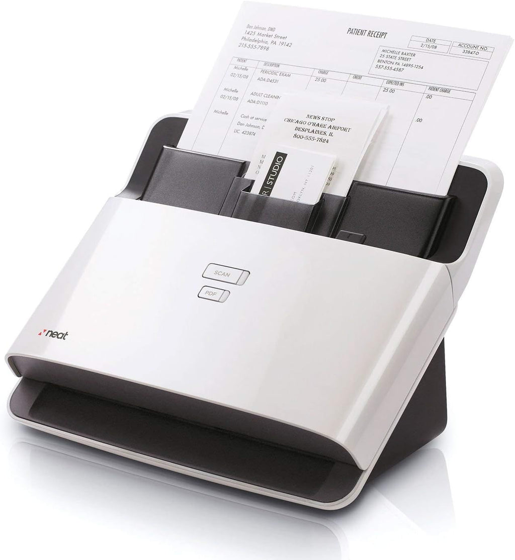 NeatDesk Plus Desktop Scanner + Digital Filing System for PC/Mac (Certified Refurbished)