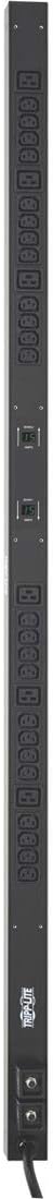 Tripp Lite Metered PDU, 30A, 30 Outlets (6-C19 & 24-C13), 208/240V, L6-30P, 10 ft. Cord, 0U Vertical Rack-Mount Power (PDUMV30HV)