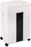 WOLVERINE 10-Sheet Super Micro Cut High Security Level P-5 Heavy Duty Paper/CD/Card Ultra Quiet Shredder for Home Office by 60 Mins Running Time and 6 Gallons Pullout Waste Bin SD9112(White ETL)