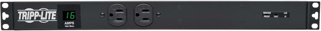 Tripp Lite Metered PDU, 20A, Isobar Surge Suppression 3840 Joules, (12 5-20R, 2 5-15R), 120V, L5-20P/5-20P, 1U Rack-Mount Power (PDUMH20-ISO)