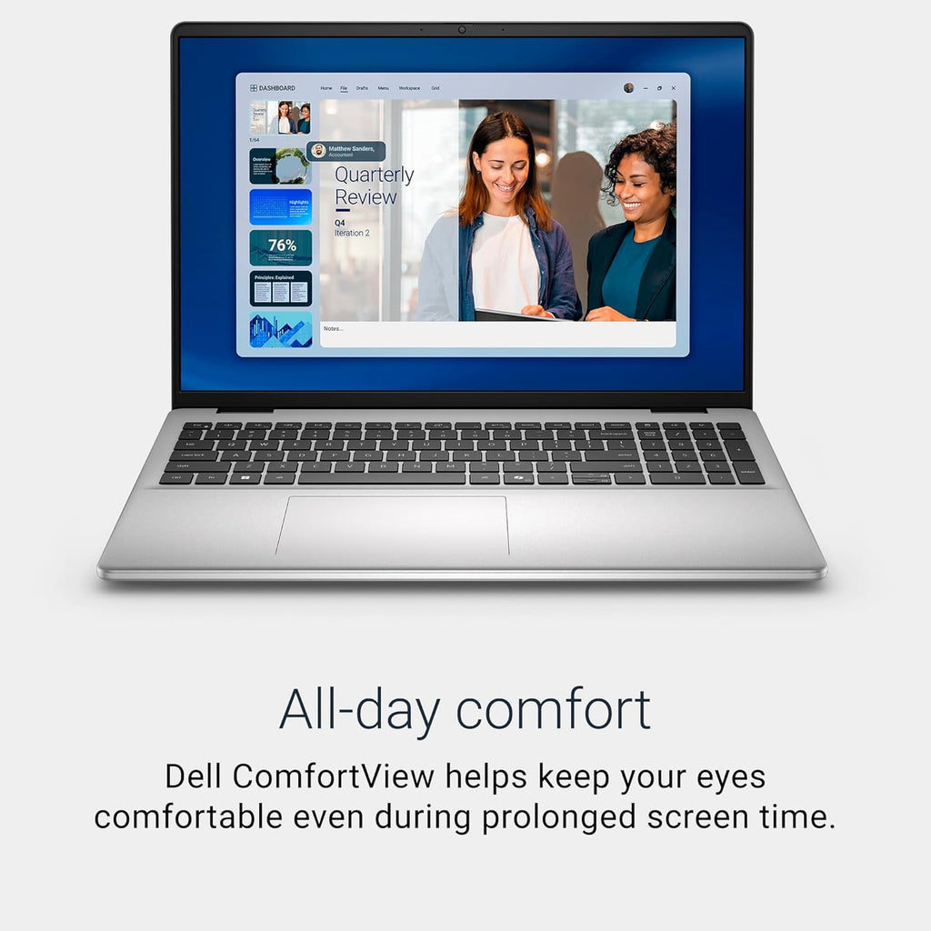 Dell 16 Laptop DC16256-16.0-inch 16:10 2K Touchscreen Display, AMD Ryzen AI 7 350 Processor, AMD Radeon Graphics, 32GB Memory, 1TB SSD, Windows 11 Home, Copilot+, Onsite Service, Platinum Silver