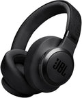 JBL Live 770NC - Wireless Over-Ear Headphones with True Adaptive Noise Cancelling with Smart Ambient, Up to 65 Hours of Battery Life, Comfort-fit Fabric Headband & Carrying Pouch (Black) (Renewed)