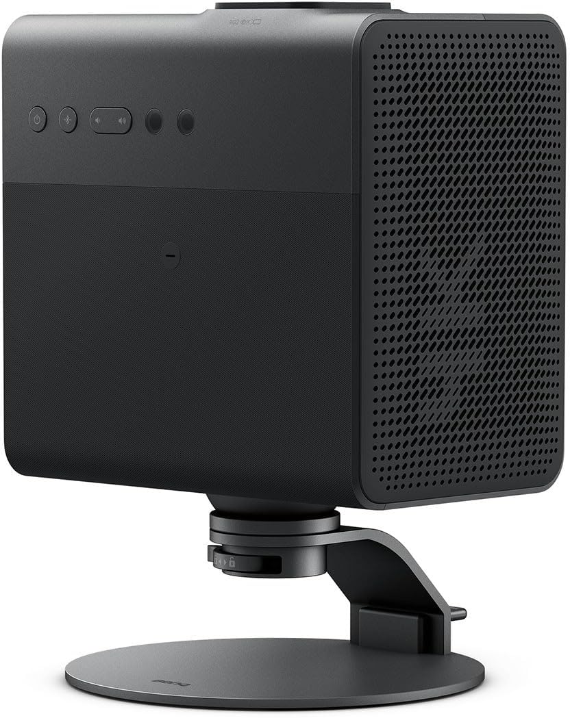 BenQ Desktop Projector Stand – Portable, Stable Design, Tilt 20°, Rotate 360°, Lock with Switch, 1/4" Screw, Metal Base, Anti-Slip Pads, for GP520 and Other Projectors
