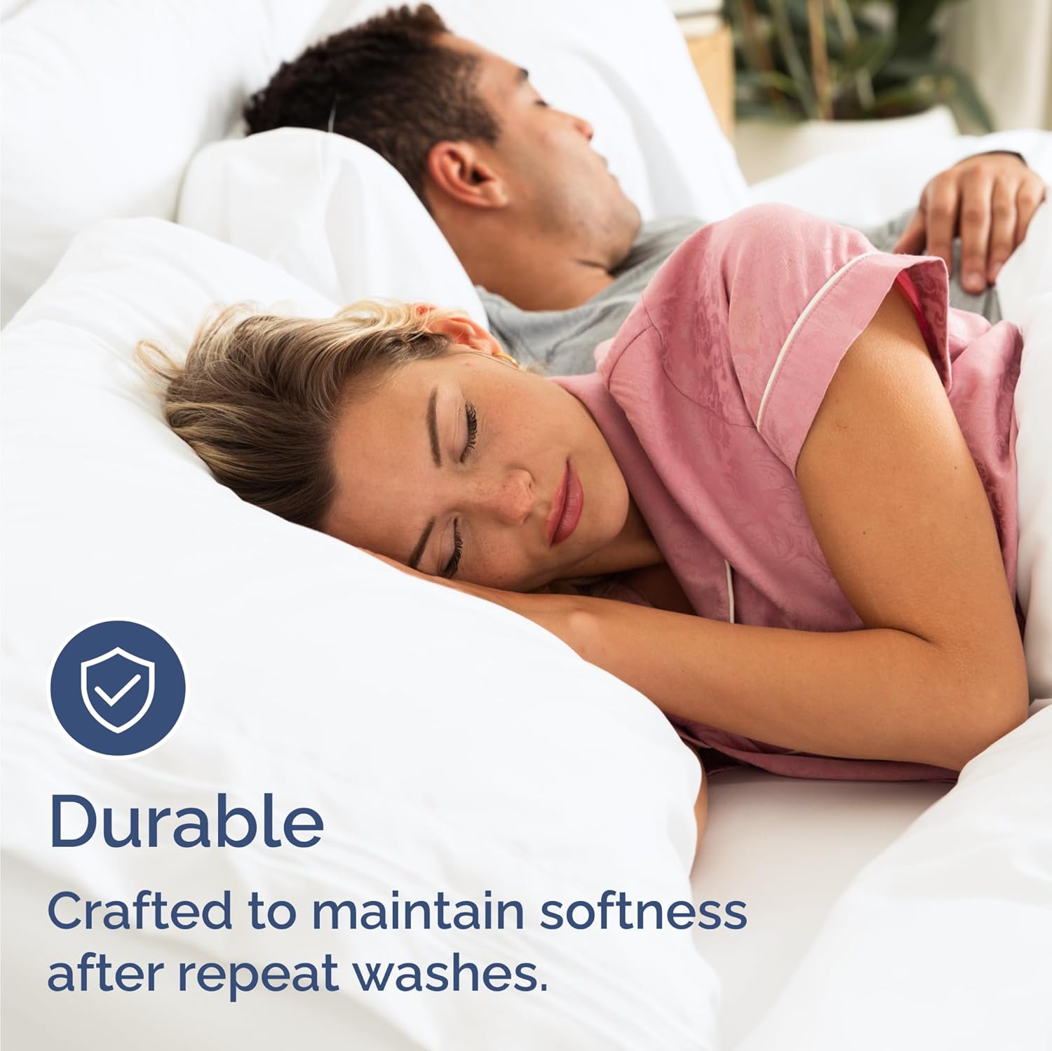 Bulk Case Pack of 16 Sheet Sets - (16) Complete Twin Size Sheet Sets with Deep Pockets - Wholesale Bulk Bedding for Hotels, Spas & Airbnbs - Breathable, Cooling, Soft & Wrinkle Free - (Twin, White)