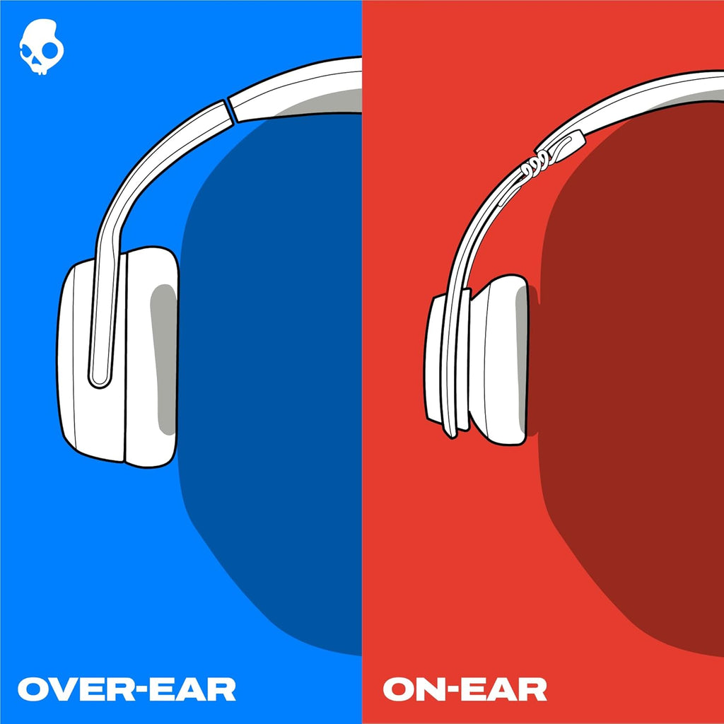 Skullcandy Hesh Evo Wireless Over-Ear Bluetooth Headphones, Noise Isolating, Up to 36 Hours Battery, Foldable Lightweight Design, Microphone for iPhone Android - True Black