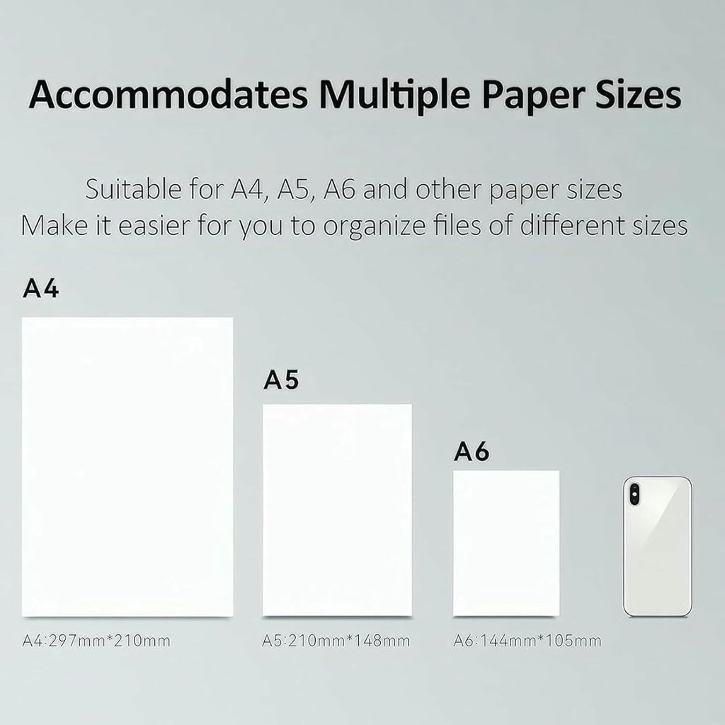 20W Paper Binder, 2800r/min Automatic Check Printer, Removes Paper Dust and Static Electricity Paper Binder Paper Finisher for A4/A5/A6 Paper