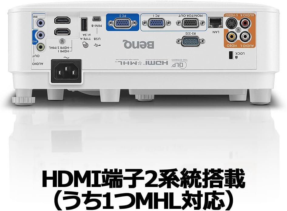Benq DLP Projector Short Focus Model mw826st (WXGA/3400lm/2.6kg/Electronic Chalkboard Kit Supported)