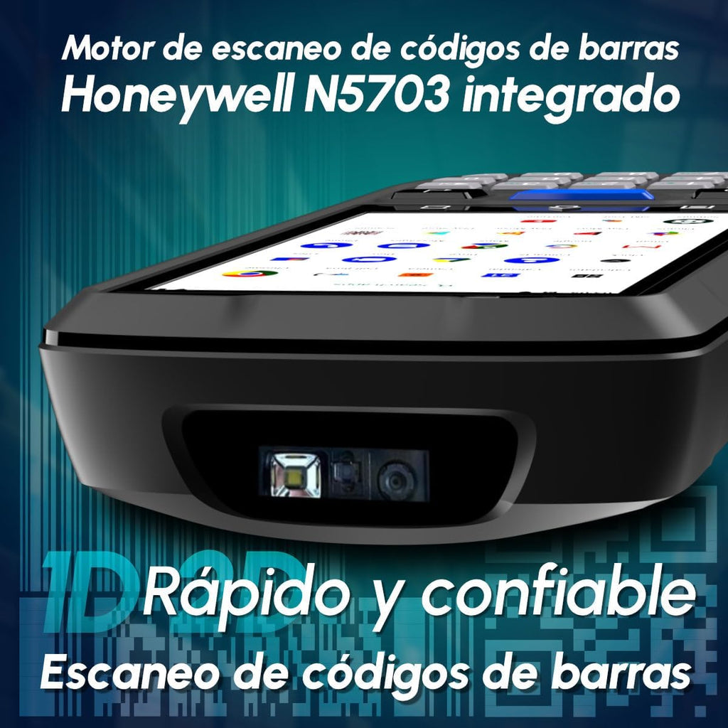 Rayoungtek Android Barcode Scanner Built-in HW N5703 1D/2D/QR Scan Engine, NFC Reader, Rugged Android 12 4G WiFi Wireless Handheld Moible Computer PDA Data Terminal with Charge Dock