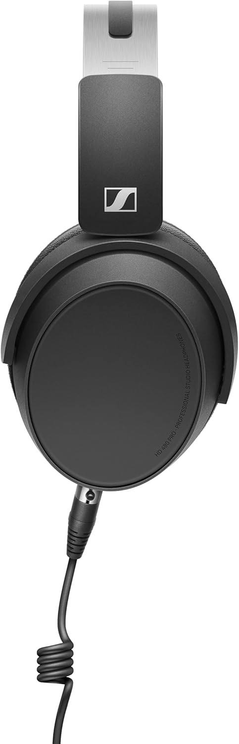 HD 480 PRO Professional Closed-Back Studio Headphones, Black