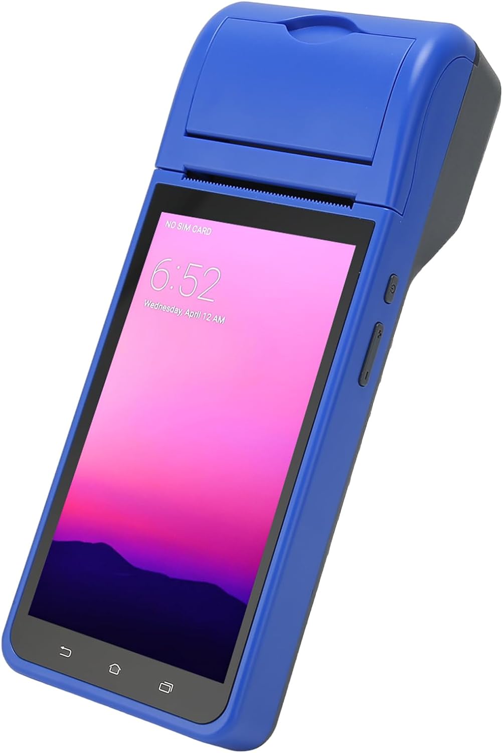 Zunate Handheld PDA POS with 5.5in Touch Screen, POS Receipt Printer 58mm Thermal Printer, 2GB + 32GB 4G LTE Mobile POS Receipt Printer for 1D 2D QR Barcode (US Plug)
