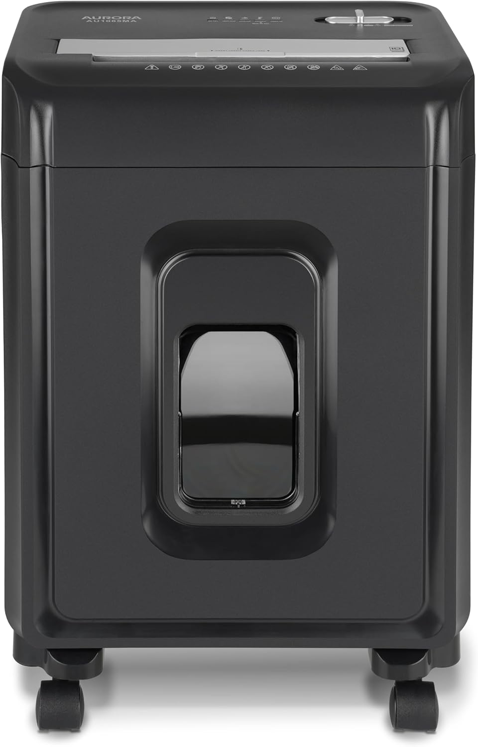 Aurora AU1085MA High-Security 10-Sheet Micro-Cut Paper and Credit Card Shredder with 4-Gallon Pullout Wastebasket/ 20 min Run Time
