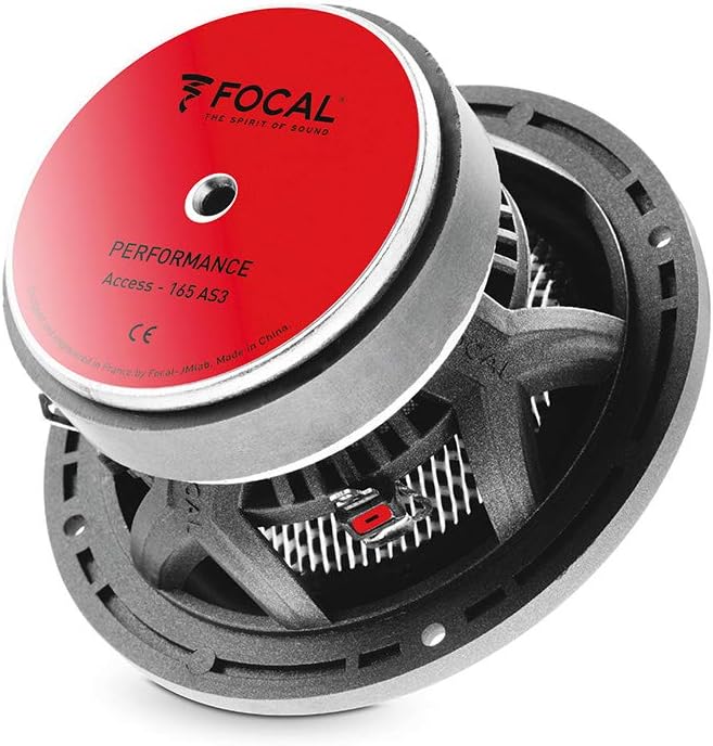 Focal 165AS3 6.5” 3-Way Component kit, RMS: 80W - MAX: 160W