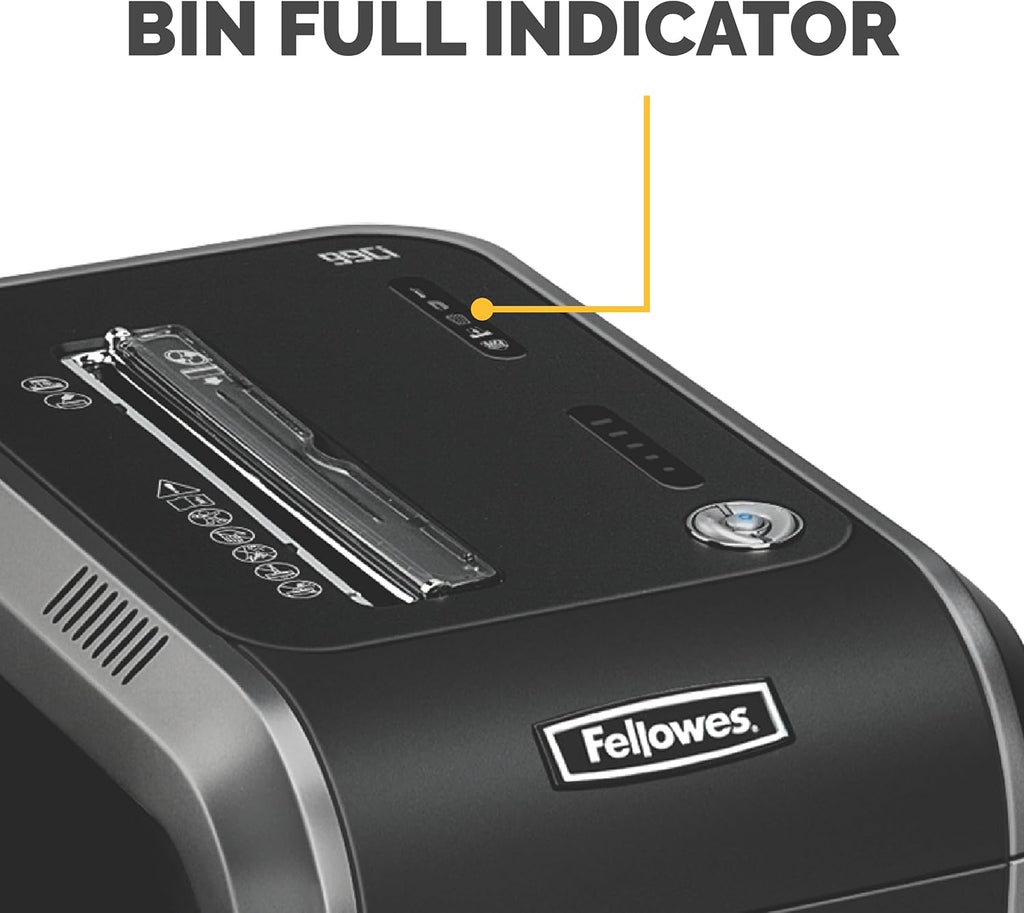 Fellowes Powershred 99Ci 18-Sheet 100% Jam-Proof Heavy Duty Crosscut Paper Shredder Machine for Office and Home, Black/Gray 3229912