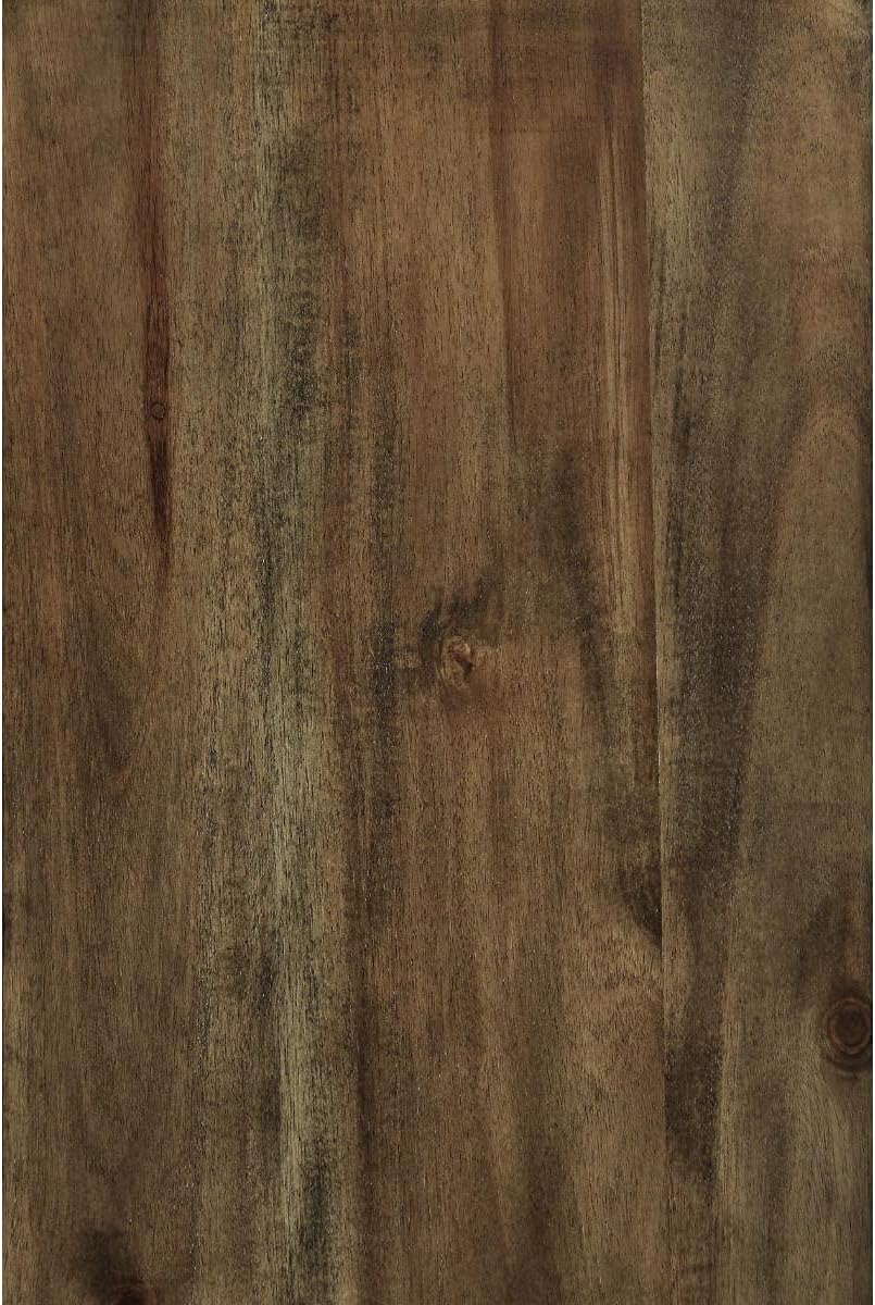 Signature Design by Ashley Moriville Casual Rustic Upholstered Dining Bench, Grey & Brown