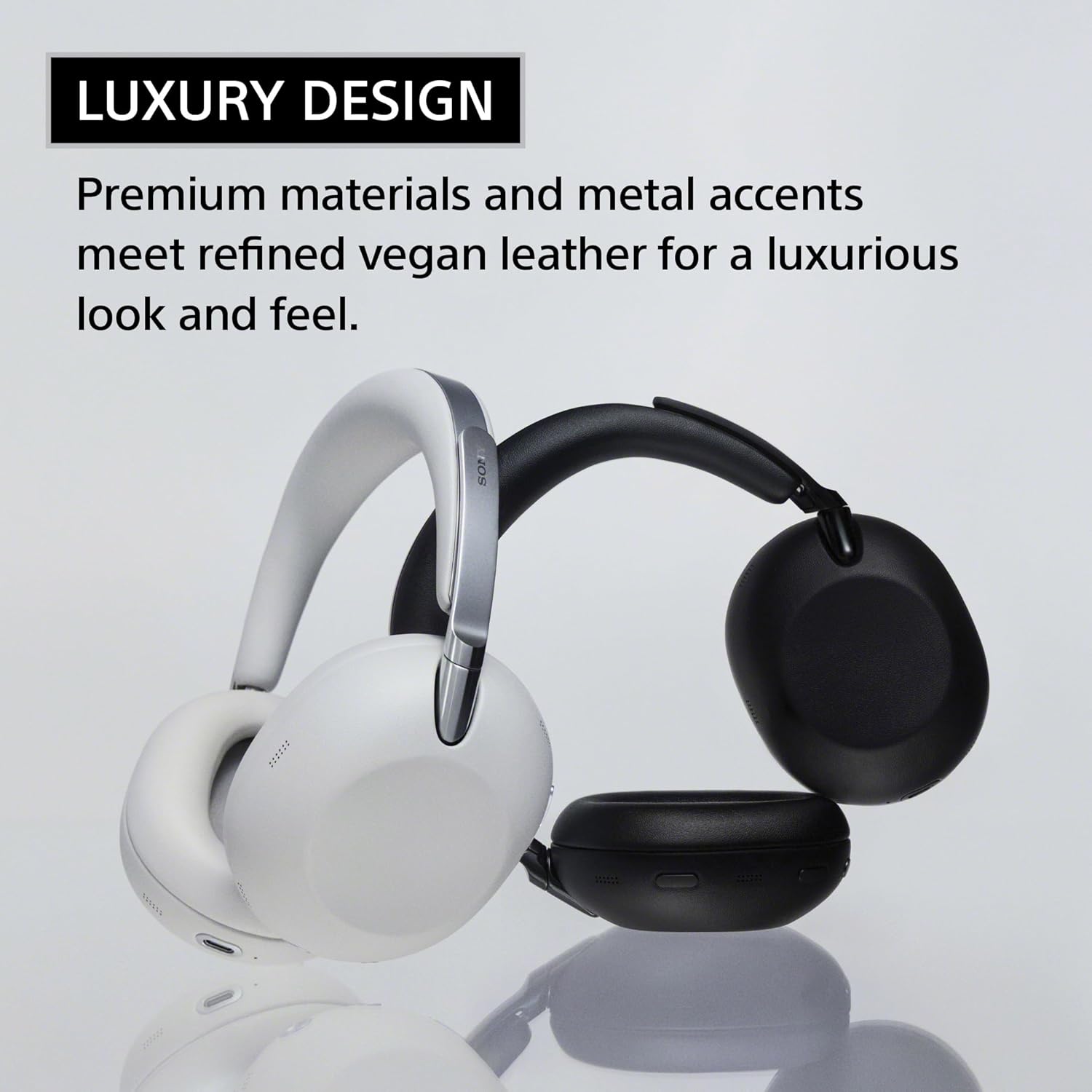 Sony 1000X THE COLLEXION Wireless Noise Cancelling Headphones, Luxury Comfort with Curated Materials, HD NC Processor QN3, 12 Microphones, Spatial Audio, Mastered by Engineers, 24-Hour Battery, Black