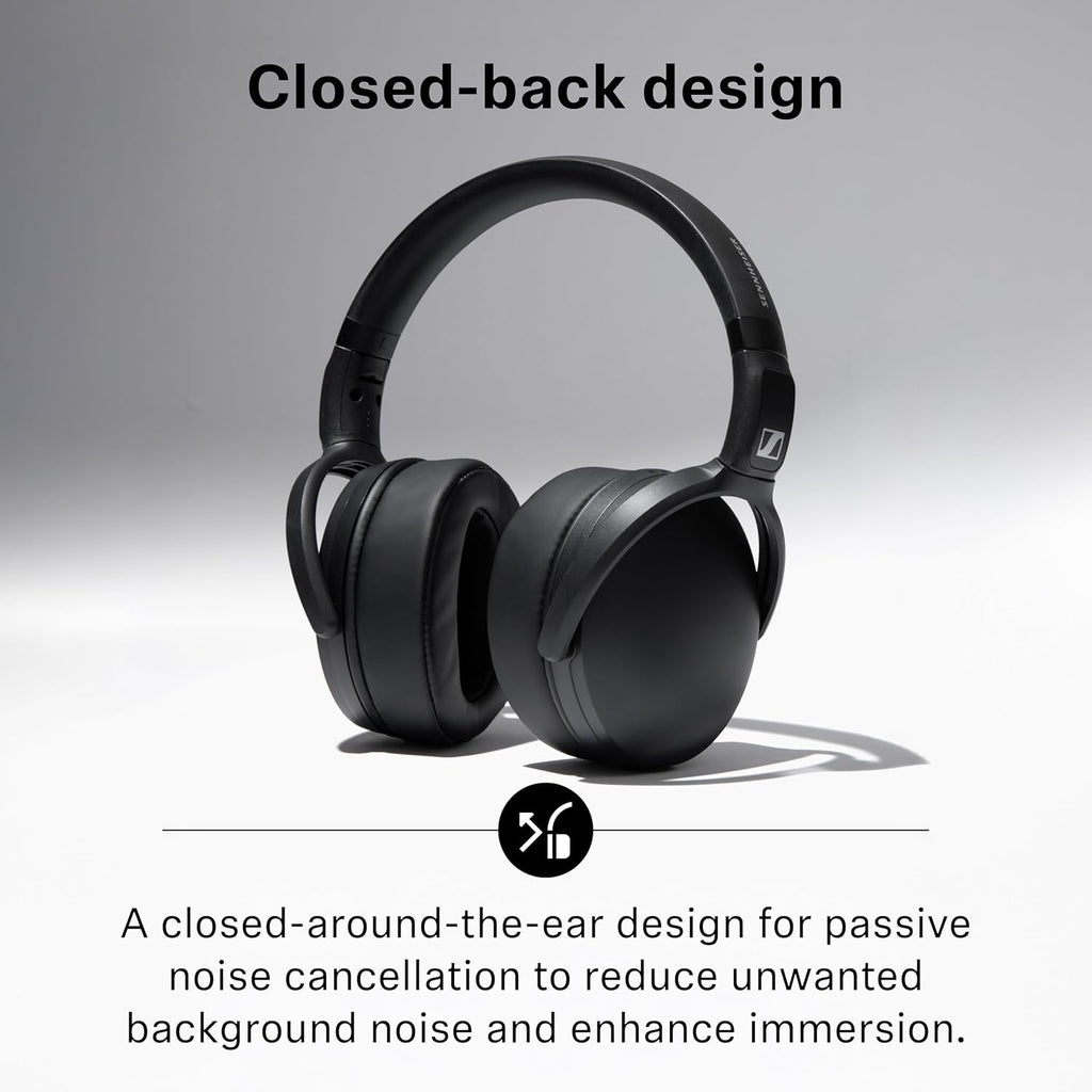 Sennheiser HD 400U - Wired Over-Ear Headphone with Smart Remote, Black