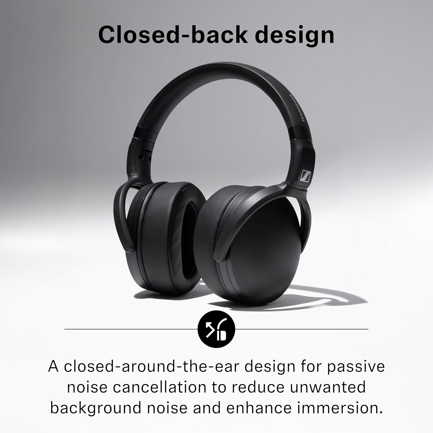 Sennheiser HD 400U - Wired Over-Ear Headphone with Smart Remote, Black
