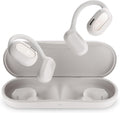 Oladance OWS2 Open Ear Wireless Headphones, Memory Titanium Frame, Virtual Bass 2.0, 16.5mm Drivers, 19H Battery, IPX4 Waterproof, Touch Controls, Bluetooth 5.3, Multi-Point Pairing (White)