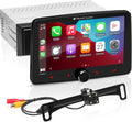 Planet Audio P70CPA-CF Car Stereo - Apple CarPlay, Android Auto, Single Din, 7 Inch Touchscreen, Bluetooth, No CD DVD Player, AM/FM Radio Receiver, Backup Camera