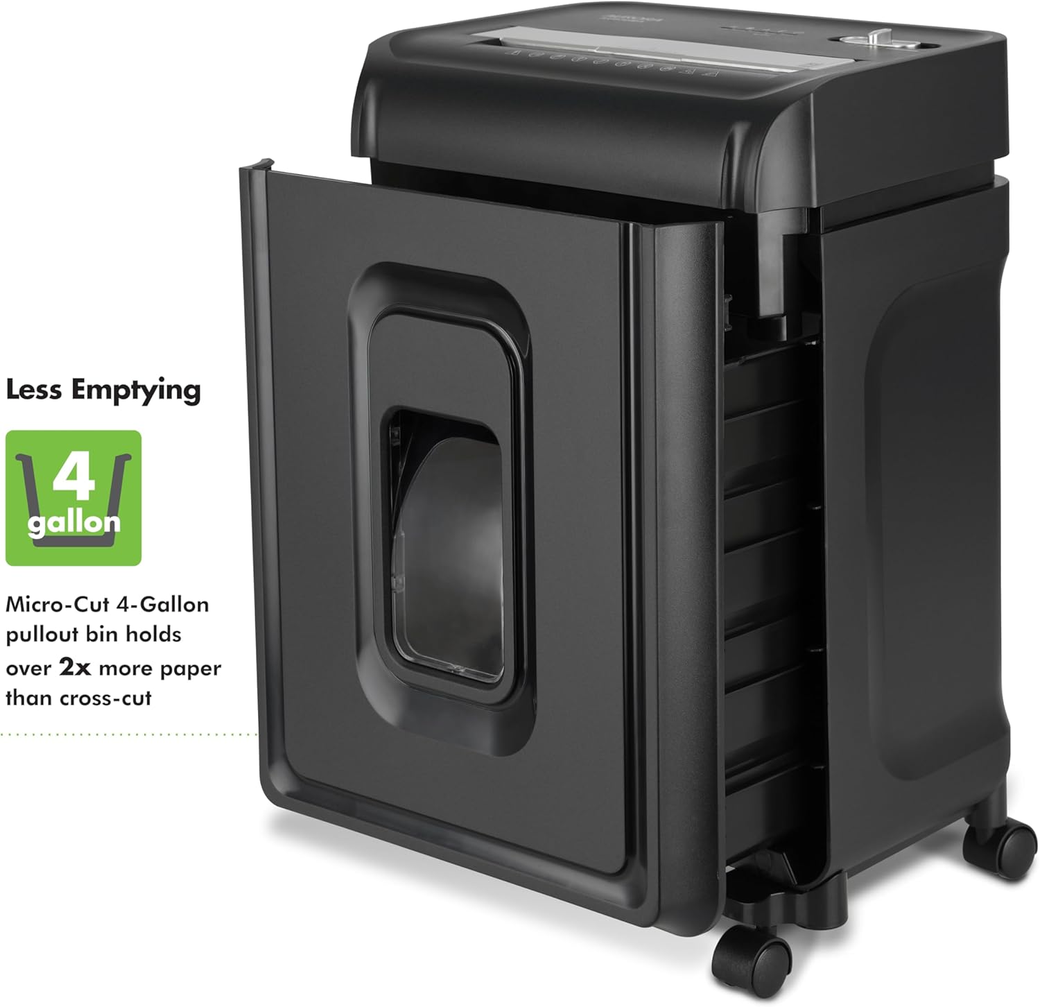 Aurora AU1085MA High-Security 10-Sheet Micro-Cut Paper and Credit Card Shredder with 4-Gallon Pullout Wastebasket/ 20 min Run Time