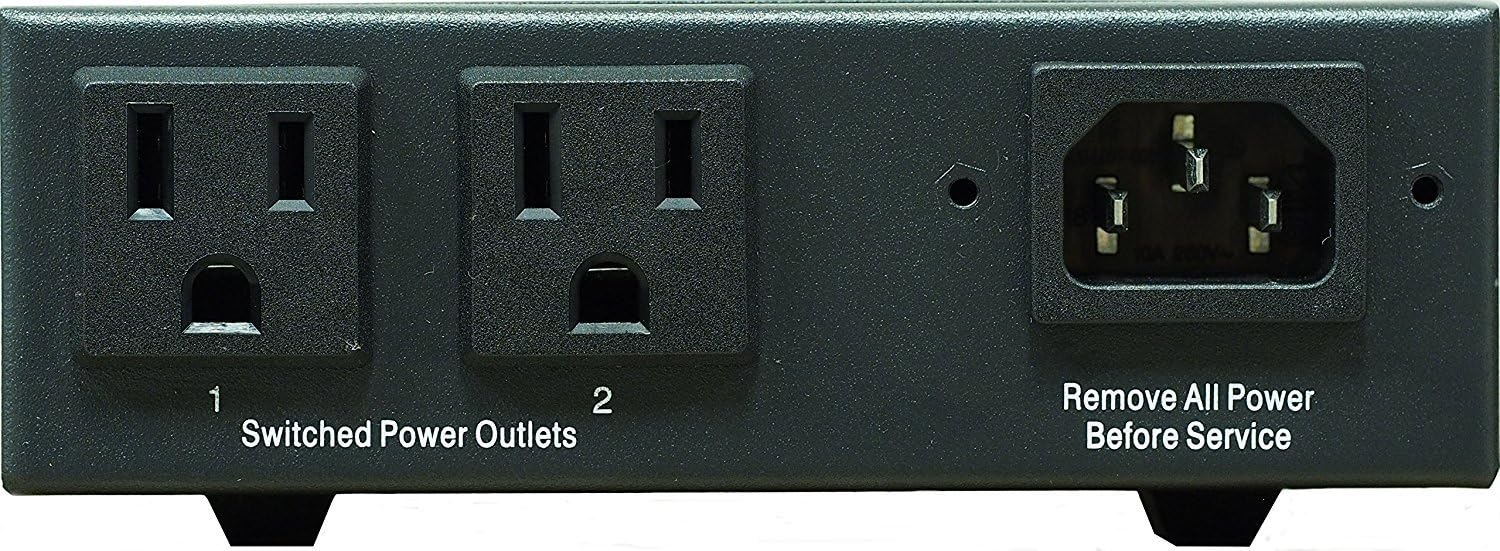netBooter NP-02B Remote Switched PDU with 2 Power Outlets, 120V/13A. Control via Web, telnet, or USB