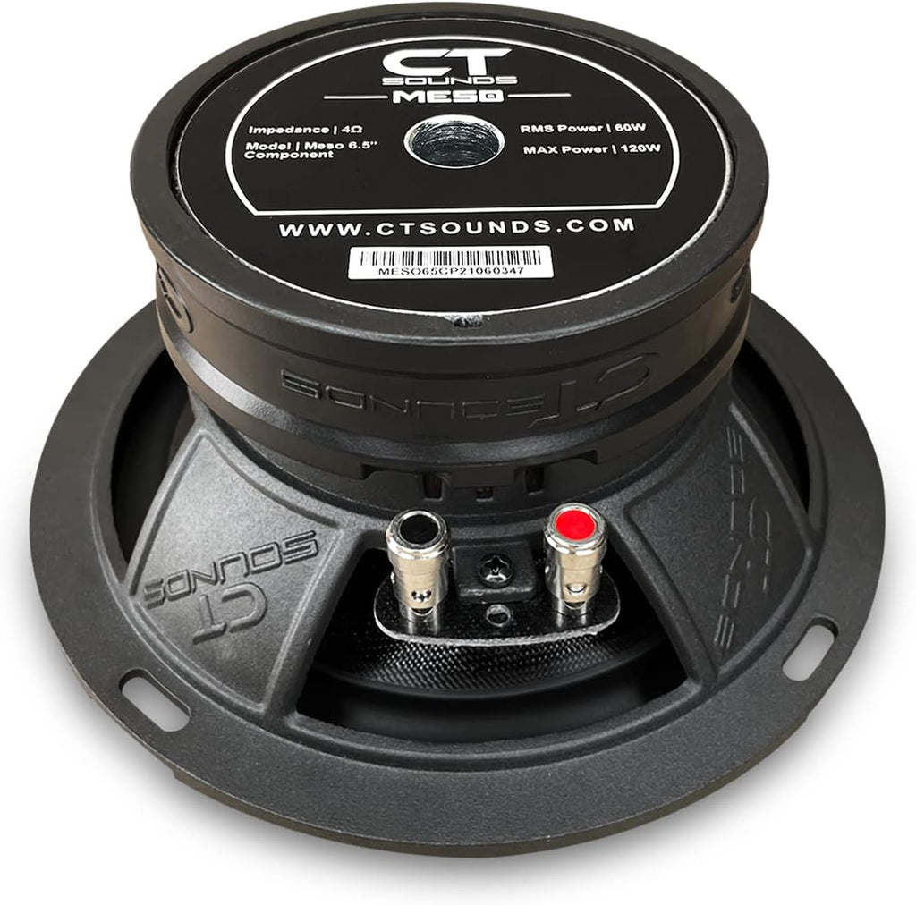 CT Sounds Meso 6.5” 320 Watt 2-Way Premium Component Car Speaker Set