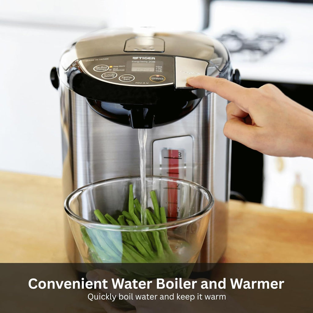 Tiger PDU-A40U Electric Water Boiler and Warmer (135 oz, Black)