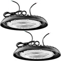 Sunco UFO LED High Bay Light, 200W, 28000 Lumens, 5000K Dimmable Ultra Bright Commercial Shop Lights for Warehouse, Factory, Workshop, Garage & Barn, Ceiling Mount, UL/DLC 2 Pack