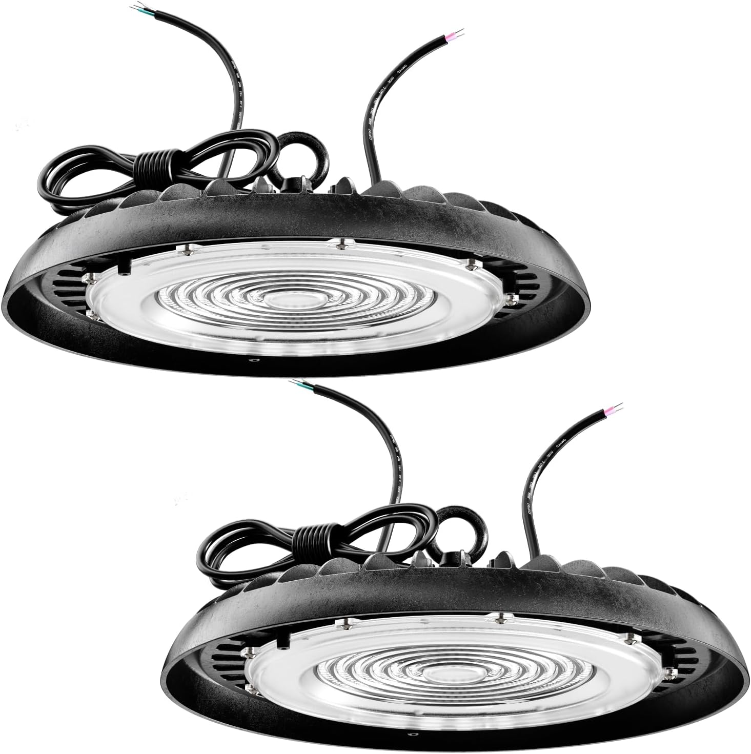 Sunco UFO LED High Bay Light, 200W, 28000 Lumens, 5000K Dimmable Ultra Bright Commercial Shop Lights for Warehouse, Factory, Workshop, Garage & Barn, Ceiling Mount, UL/DLC 2 Pack
