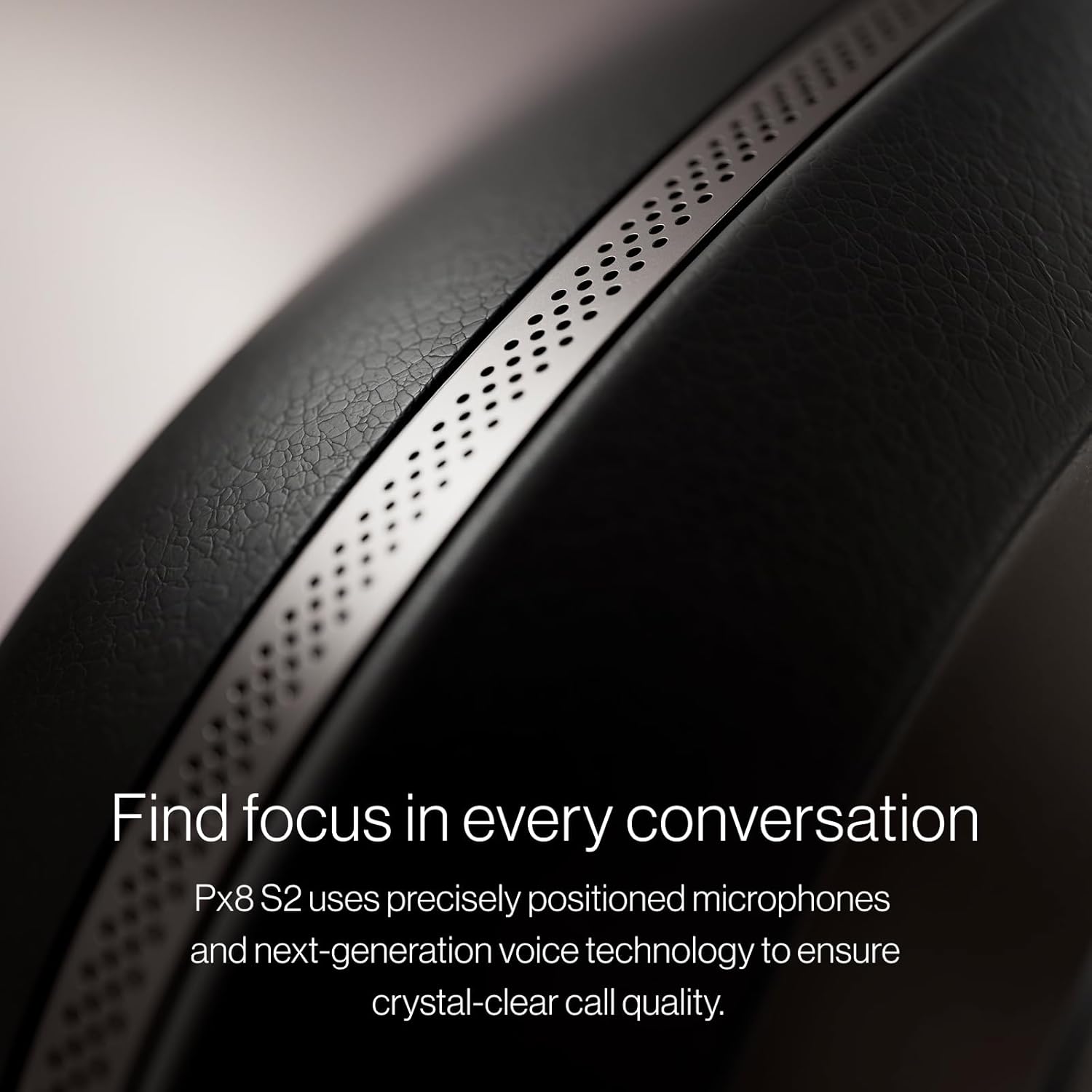 Bowers & Wilkins Px8 S2 Wireless Over-Ear Headphones, Warm Stone, Bluetooth Headphones with Active Noise Cancelling, Hi-Res Audio, 30 Hours of Playtime, USB-C 15-Min Quick Charging