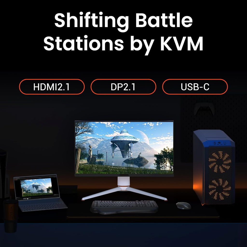 BenQ MOBIUZ EX321UX 32” 1152-zone Mini LED 4K eARC 144Hz 1ms DP2.1 Gaming Monitor, USB-C DisplayHDR 1000 Freesync Premium Pro KVM, Pixsoul Engine (Renewed)