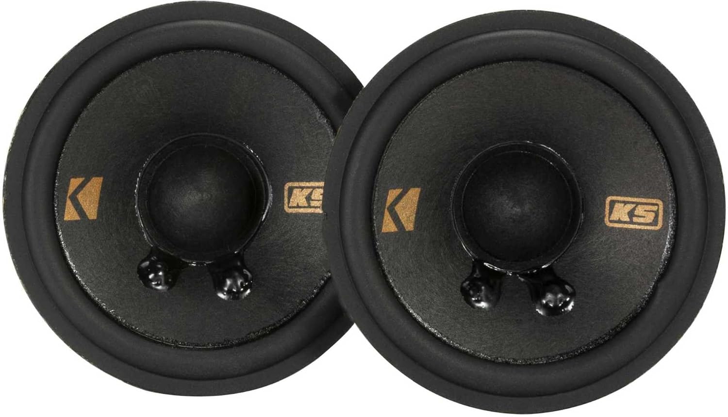 KICKER 51KSS365 KS-Series 6.5" Woofer, 2.75" Midrange and 1" Tweeter, 3-Way Component System, 4-Ohm, Pair