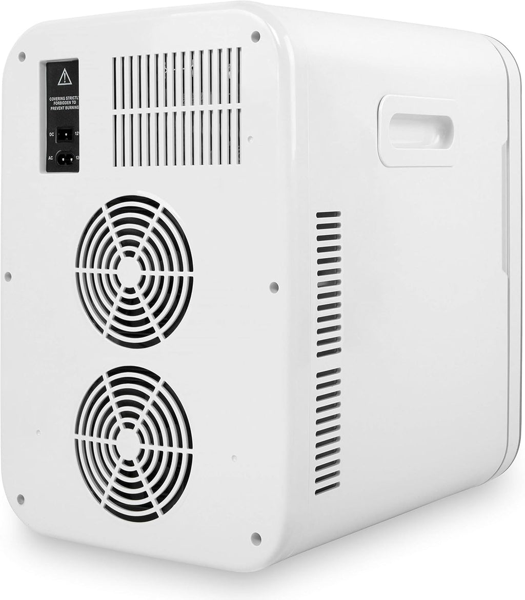 Cooluli 20 Liter Mini Fridge with Temperature Control - Black