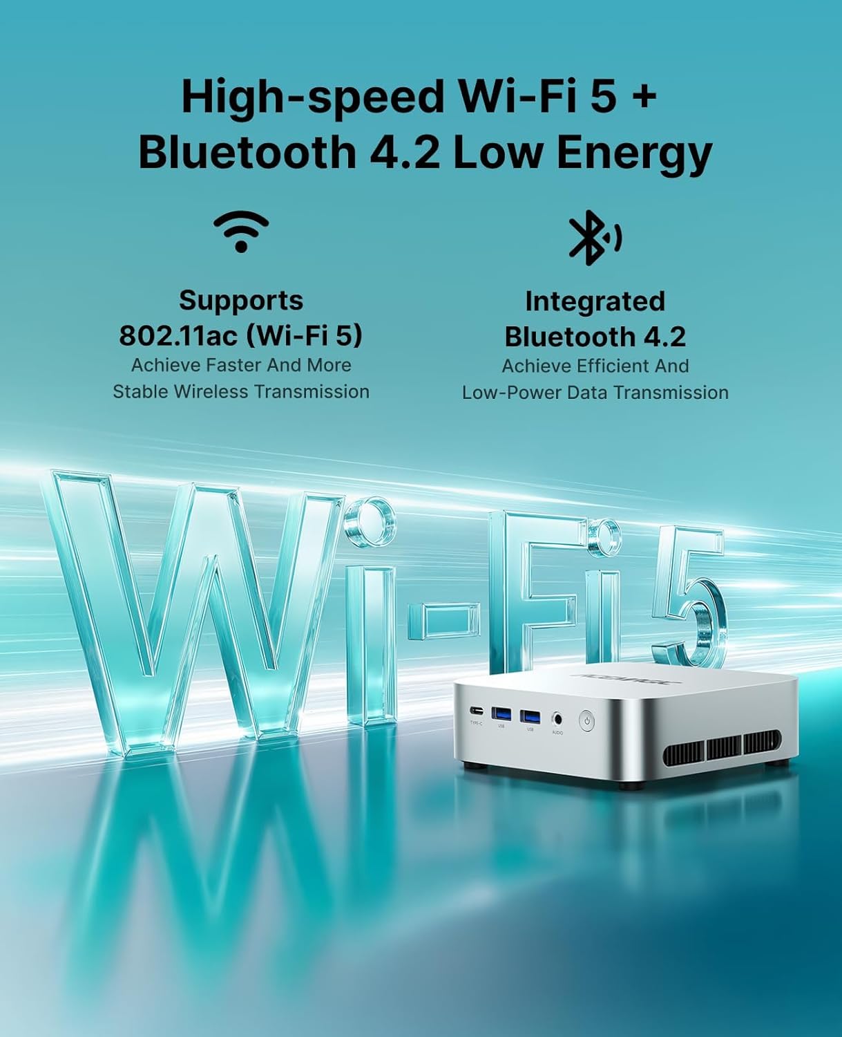 ACEMAGIC K1 Mini PC AMD Ryzen 4300U 16GB DDR4 1TB SSD Mini Computers (Turbo 3.7GHz), Win 11 Pro Radeon 4K Triple Display Desktop Computers 3.2USB-C Max 28W, VESA GbE/WiFi/BT Education/Business Office