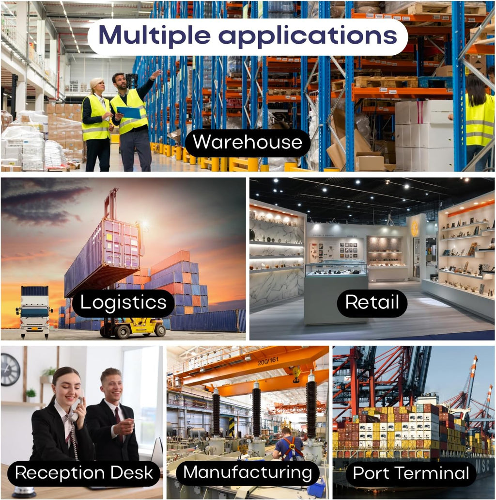 Android 14 Barcode Scanner – Handheld PDA Mobile Computer with HS7 Engine, 1D/2D Scanning, 5.99" HD Touchscreen, Wi-Fi & 4G LTE – Ideal for Warehousing, Logistics & Retail