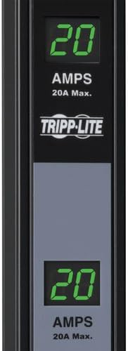 Tripp Lite Metered PDU, 20A Dual Circuit, 32 Outlets (5-15/20R), 120V, L5-20P/5-20P, 10 ft. Cord, 0U Vertical Rack-Mount Power (PDUMV40)