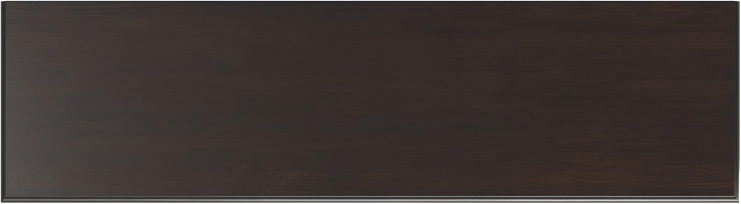 SIMPLIHOME Connaught Buffet - 67 inch Wide Solid Wood 4 Door Sideboard Cabinet in Dark Chestnut Brown, Traditional Dining Room Storage for Kitchen or Living Room with 2 Drawers and Adjustable Shelves