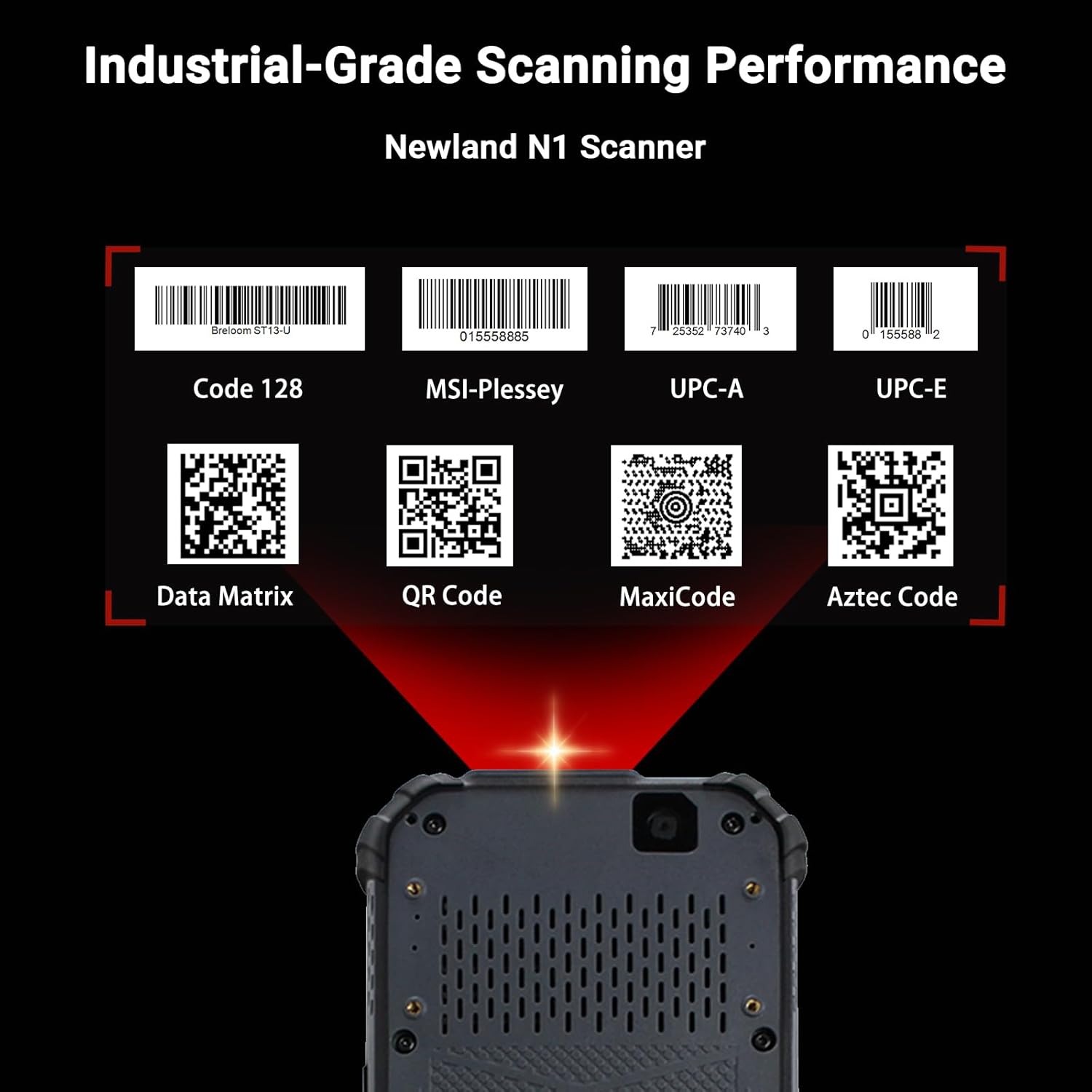SH66 Win 11 Handheld Terminal with N1 Barcode Scanner, 1D/2D QR Inventory Scanner Data Terminal, 16GB+512GB Industrial PDA Work PC for WMS, Retail (SH66, 16GB+512GB, w/2D)