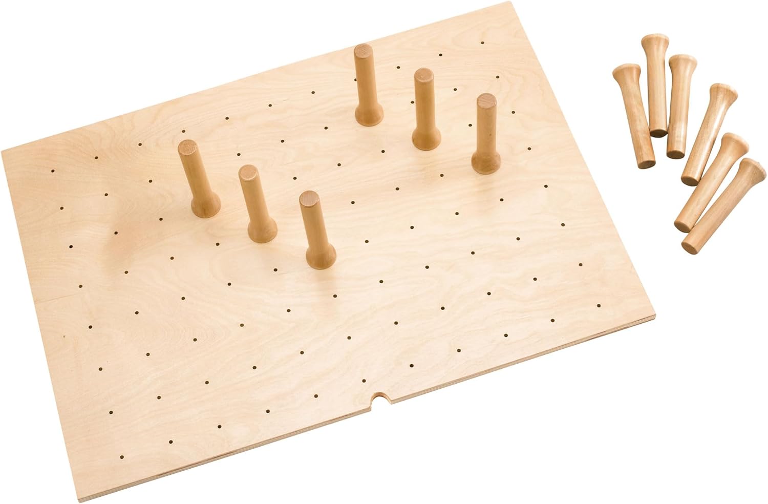 Rev-A-Shelf Trimmable Pegboard Drawer Divider Organizer, Trim to Custom Fit Wooden Kitchen Cabinet Storage Utensil, Pots & Dish Rack, 30" x 21", 4DPS-3021