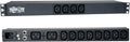 Tripp Lite Basic PDU, 120V 1.9kW / 240V 3.8kW, C20 16A Input, 14 Outlets (12 C13 & 2 C19), 1U Rack-Mount, 5-Year Warranty (PDU12IEC)