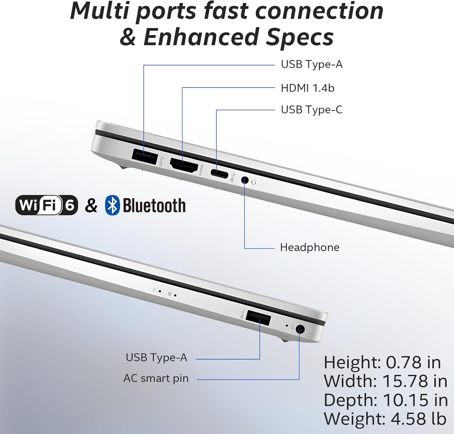 HP 17 inch laptops, AMD Ryzen 5 7430U(Beats i7-1165G7), 20GB RAM 512GB NVMe SSD Windows 11 Pro, 17.3" FHD IPS, Copilot AI, Numeric Keyboard, Type-c, Patented KB Kit