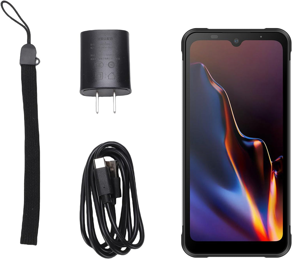 LICAEVEY Android 12 Handheld Computer, 128GB+6GB PDA Terminal with 1D 2D QR Barcode Scanner, 4G Wireless Data Terminal for Supermarket Restaurant Warehouse (US Plug)