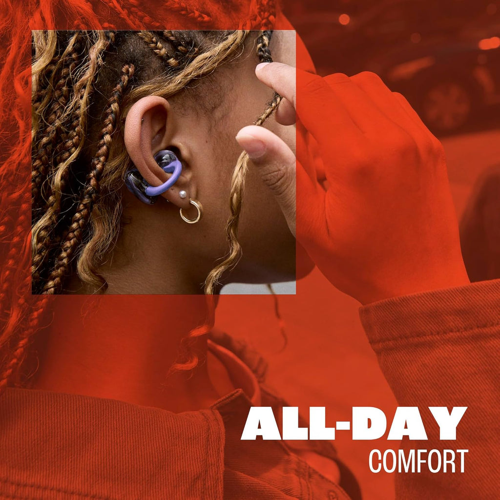 JBL Soundgear Clips - True Wireless Open-Ear Headphones, Dynamic Sound with bass Boost, All-Day Comfort, 4-mic Crisp, Clear Calls 2.0 with AI-Trained Algorithm, IP54 Water and dust Resistant (Copper)