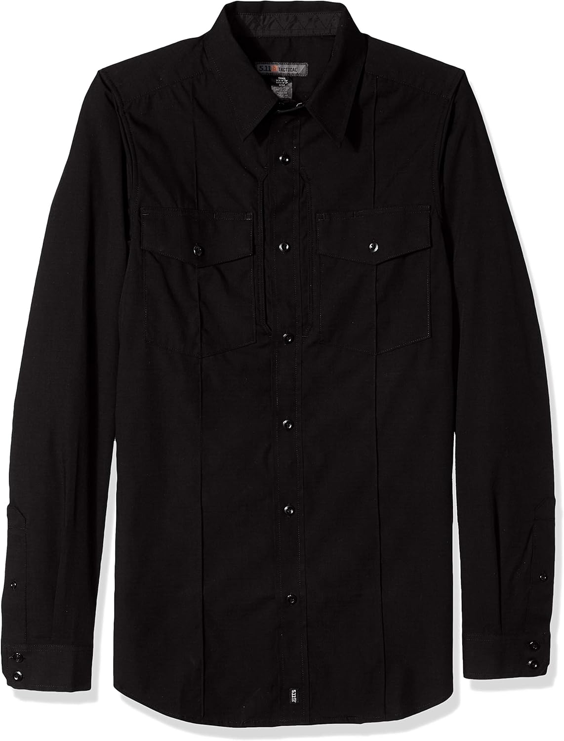 5.11 Men's Stryke Class B PDU Long Sleeve Shirt, Black, Small-Short